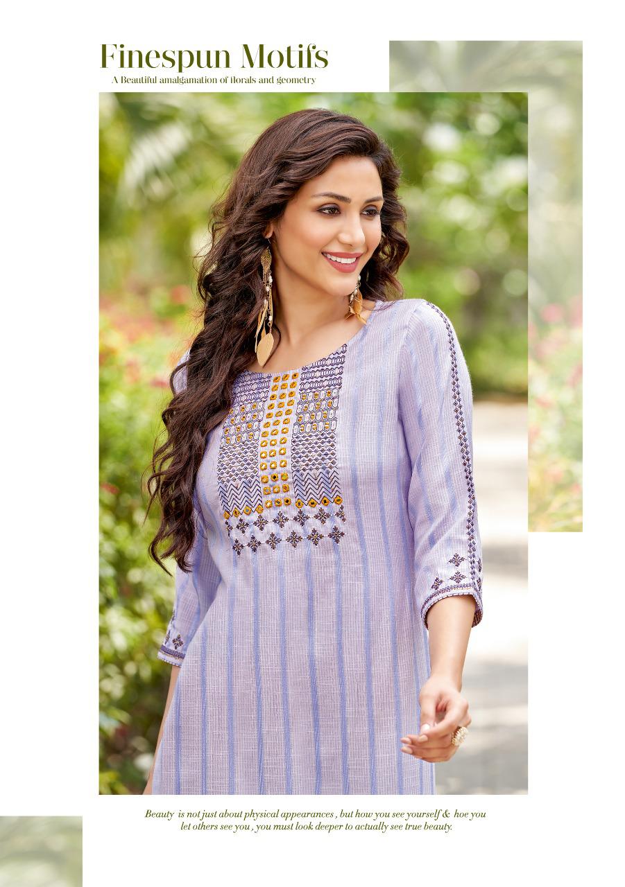 Kadlee Mahek Rayon Designer Fancy Wear Latest Kurti Collection